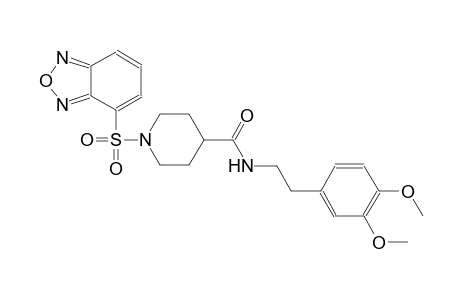 1-(2,1,3-benzoxadiazol-4-ylsulfonyl)-N-[2-(3,4-dimethoxyphenyl)ethyl]-4-piperidinecarboxamide