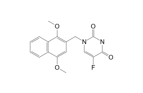 1-[(1,4-DIMETHOXY-NAPHTHALEN-2-YL)-METHYL]-5-FLUORO-PYRIMIDINE-2,4(1H,3H)-DIONE