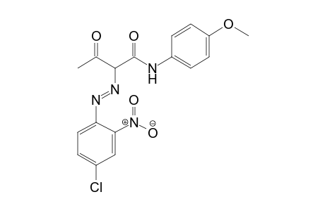 4-Chloro-2-nitroaniline -> acetoacetic arylide-4-methoxyanilide