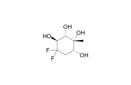 (1R*,2R*,3S*,4S*)-5,5-difluoro-2-methylcyclohexane-1,2,3,4-tetraol