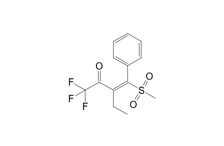 (3E)-1,1,1-trifluoro-3-[methylsulfonyl(phenyl)methylene]pentan-2-one