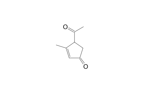 4-Acetyl-3-methyl-cyclopent-2-enon