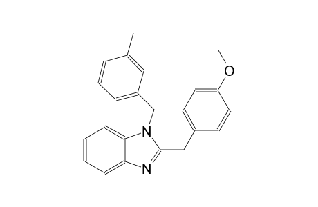 1H-benzimidazole, 2-[(4-methoxyphenyl)methyl]-1-[(3-methylphenyl)methyl]-