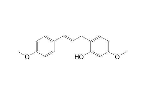 (E)-1-(4-Methoxyphenyl)-3-(4-methoxy-2-hydroxyphenyl)propene