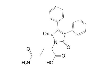 5-Amino-2-(2,5-dioxo-3,4-diphenyl-2,5-dihydro-1H-pyrrol-1-yl)-5-oxopentanoic acid