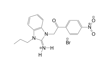 1-[2-(4-nitrophenyl)-2-oxoethyl]-3-propyl-1,3-dihydro-2H-benzimidazol-2-iminium bromide