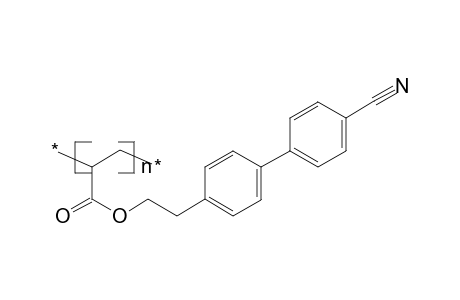 Poly[1-(cyano-4,4'-biphenyleneethyleneoxycarbonyl)ethylene]