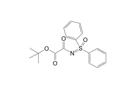 tert-Butyl 2-oxo-2-[(oxodiphenyl-.lambda.6-sulfaneylidene)amino]acetate