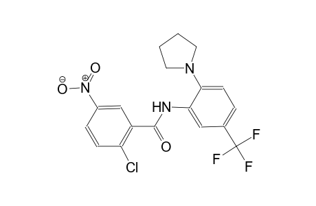2-Chloro-5-nitro-N-(2-pyrrolidin-1-yl-5-trifluoromethyl-phenyl)-benzamide