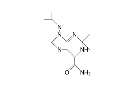 6-Carbamoyl-7-isopropylidenamino-2,2-dimethyl-1,2-dihydro-purine