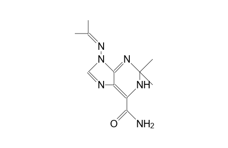 6-Carbamoyl-7-isopropylidenamino-2,2-dimethyl-1,2-dihydro-purine