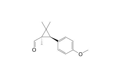 (1R*,3R*)-3-(4-methoxyphenyl)-1,2,2-triimethylcyclopropane-1-carboxaldehyde