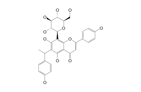 CUCUMERIN-A;VITEXIN-6-(4-HYDROXY-1-ETHYLBENZENE);6-(4-HYDROXY-1-ETHYLBENZENE)-APIGENIN-8-C-BETA-D-GLUCOPYRANOSIDE