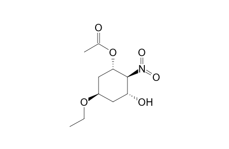 1,3-Cyclohexanediol, 5-ethoxy-2-nitro-, monoacetate (ester), [1S-(1.alpha.,2.beta.,3.alpha.,5.beta.)]-