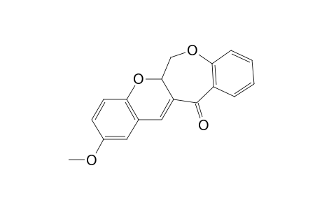 2-Methoxy-5a,6-dihydro-12H-chromeno[2,3-c][1]benzoxepin-12-one