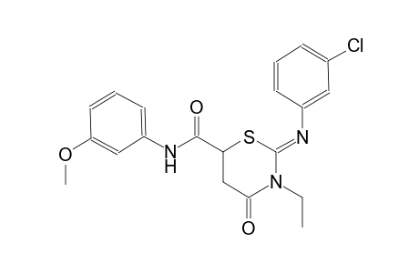 2H-1,3-thiazine-6-carboxamide, 2-[(3-chlorophenyl)imino]-3-ethyltetrahydro-N-(3-methoxyphenyl)-4-oxo-, (2Z)-