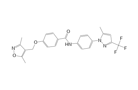 benzamide, 4-[(3,5-dimethyl-4-isoxazolyl)methoxy]-N-[4-[5-methyl-3-(trifluoromethyl)-1H-pyrazol-1-yl]phenyl]-