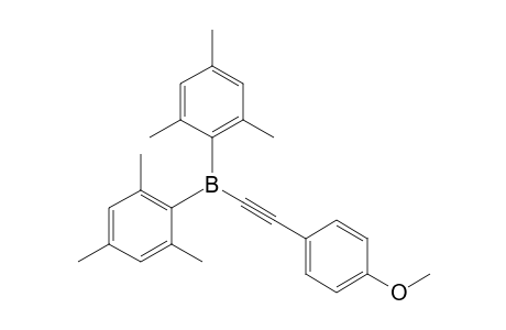 (p-Methoxyphenylethynyl)dimesitylborane