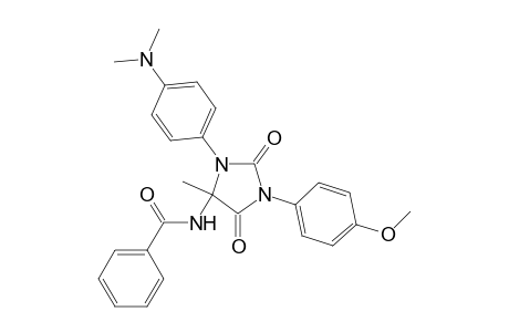 4-Imidazolidinecarboxamide, 3-[4-(dimethylamino)phenyl]-1-(4-methoxyphenyl)-4-methyl-2,5-dioxo-N- phenyl-