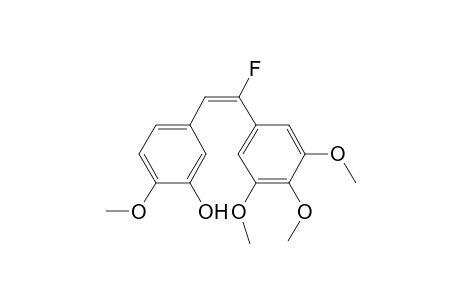 5-[(E)-2-fluoro-2-(3,4,5-trimethoxyphenyl)vinyl]-2-methoxy-phenol