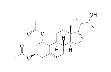 23,24-Dinor-5,16-choladiene-1.alpha.,3.beta.,22-triol 1,3-Diacetate