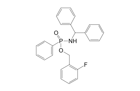 N-Diphenylmethyl-P-(2-fluorobenzyl)-P-phenyl-phosphonamide