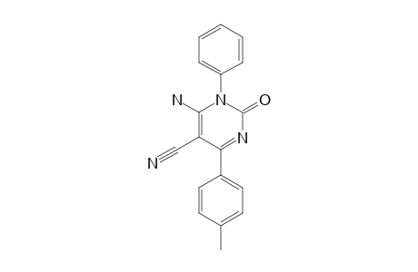 6-AMINO-5-CYANO-4-(4-METHYLPHENYL)-1-PHENYL-2(1H)-PYRIMIDINONE