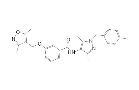 benzamide, 3-[(3,5-dimethyl-4-isoxazolyl)methoxy]-N-[3,5-dimethyl-1-[(4-methylphenyl)methyl]-1H-pyrazol-4-yl]-