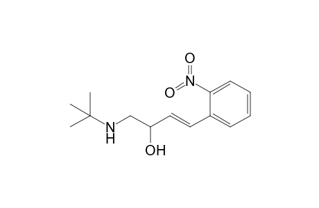 (E)-1-(tert-butylamino)-4-(2-nitrophenyl)-3-buten-2-ol