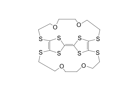 1,4,5,6-Tetrahydro-2,7:3,6-bis(4,7dioxa-1,10-dithiadecane-1,10-diyl)-1,4,5,8-tetrahydrothiafulvalene