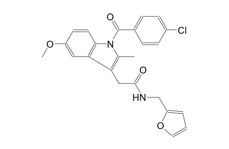 2-[1-(4-chlorobenzoyl)-5-methoxy-2-methyl-1H-indol-3-yl]-N-(2-furylmethyl)acetamide