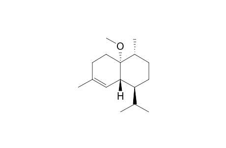 (1R,4S,4aR,8aR)-4-isopropyl-8a-methoxy-1,6-dimethyl-2,3,4,4a,7,8-hexahydro-1H-naphthalene