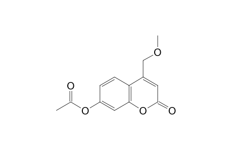 7-hydroxy-4-(methoxymethyl)coumarin, acetate