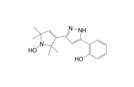 5(3)-(2-Hydroxyphenyl)-3(5)-(1-oxyl-2,5-dihydro-2,2,5,5-tetramethyl-1H-pyrrol-3-yl)pyrazole radical