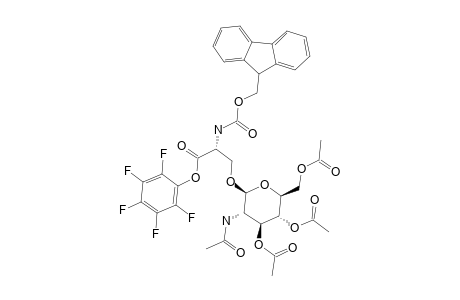 O-(2-ACETAMIDO-3,4,6-TRI-O-ACETYL-2-DEOXY-beta-D-GLUCOPYRANOSYL)-N-(FLUOREN-9-YL-METHOXYCARBONYL)-L-SERINE-PENTAFLUOROPHENYLESTER