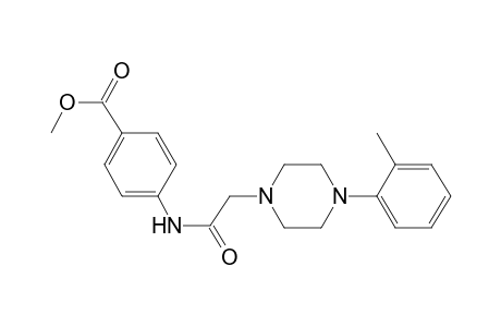 Methyl 4-(([4-(2-methylphenyl)-1-piperazinyl]acetyl)amino)benzoate
