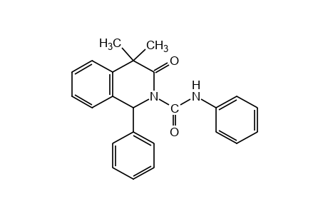 3,4-dihydro-4,4-dimethyl-3-oxo-1-phenyl-2(1H)isoquinolinecarboxanilide