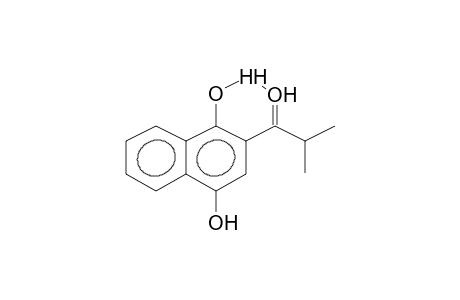 1,4-DIHYDROXY-2-ISOBUTANOYL-4-METHOXYNAPHTHALENE