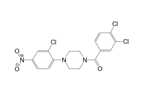 1-(2-chloro-4-nitrophenyl)-4-(3,4-dichlorobenzoyl)piperazine