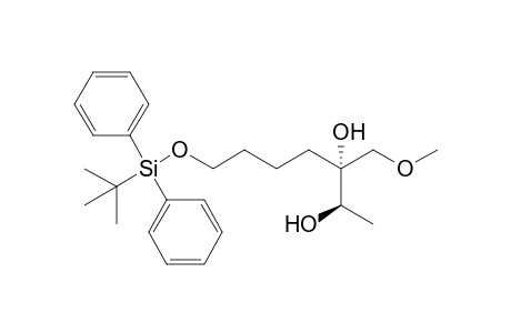 (2R*,3R*)-2-[4-(tert-Butyldiphenylsiloxy)butyl]-1-methoxybutan-2,3-diol