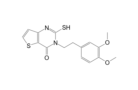 3-[2-(3,4-dimethoxyphenyl)ethyl]-2-sulfanylthieno[3,2-d]pyrimidin-4(3H)-one