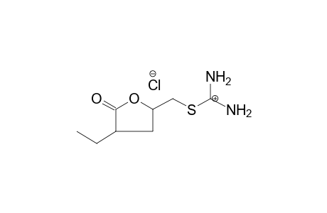 2-((4-ethyl-5-oxotetrahydrofuran-2-yl)methyl)isothiouronium chloride