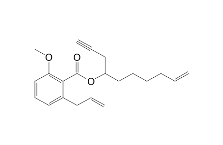 1-Prop-2-ynylhept-6-enyl 2-allyl-6-methoxy-benzoate