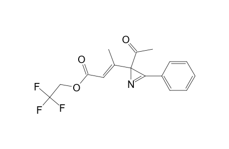 2-Butenoic acid, 3-(2-acetyl-3-phenyl-2H-azirin-2-yl)-, 2,2,2-trifluoroethyl ester, (E)-