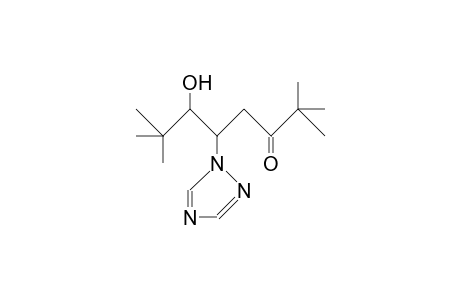 6-Hydroxy-2,2,7,7-tetramethyl-5-(1,2,4-triazolyl)-3-octanone