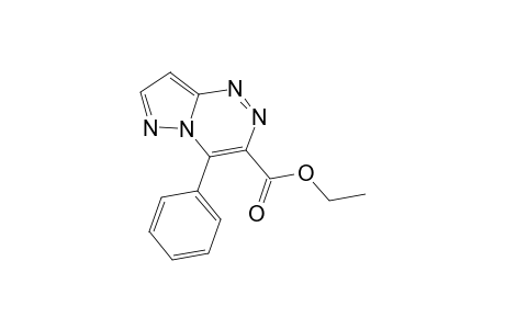 Pyrazolo[5,1-c]-as-triazine-3-carboxylic acid, 4-phenyl-, ethyl ester