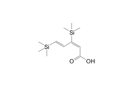 (2E,4E)-3,5-Bis(trimethylsilyl)pent-2,4-dienoic acid