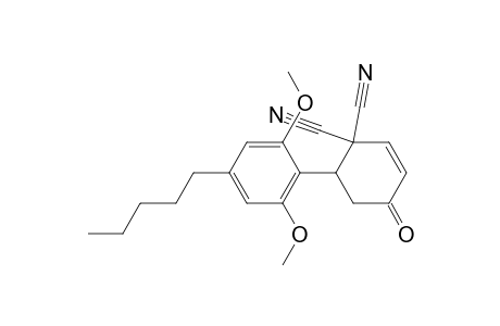 2-Cyclohexene-1,1-dicarbonitrile, 6-(2,6-dimethoxy-4-pentylphenyl)-4-oxo-, (.+-.)-