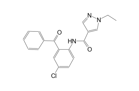 N-(2-benzoyl-4-chlorophenyl)-1-ethyl-1H-pyrazole-4-carboxamide