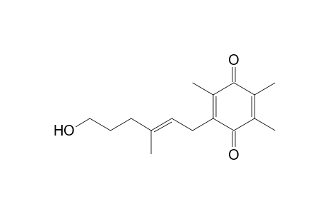 2-(6-Hydroxy-3-methylhex-2-enyl)-3,5,6-trimethyl-[1,4]benzoquinone